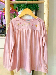 Blusa de algodon ''Rosa encanto''