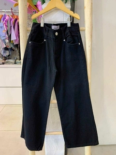 Jean wide leg negro