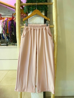 Palazo de plush rosa