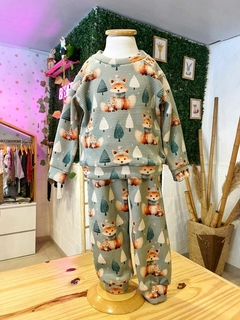 Conjunto buzo + babucha ''Amigo zorrito''