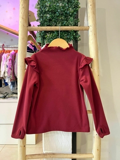 Media polera lina bordo