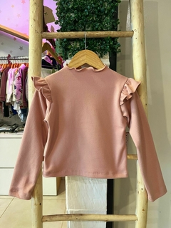 Media polera magnolia rosa viejo