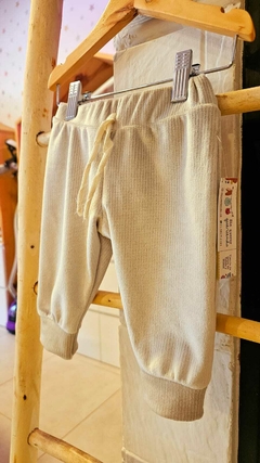Pantalon waffle color plata - comprar online