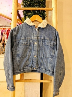 Campera de jean con corderito sheep