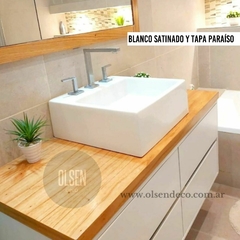 Imagen de Vanitory "urban" cuatro cajones | Con tapa para bacha de apoyo