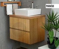 Vanitory "Urban" dos cajones | Con tapa para bacha de apoyo - tienda online