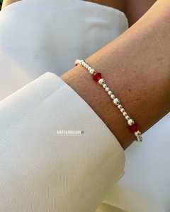 Pulsera Evangelina roja