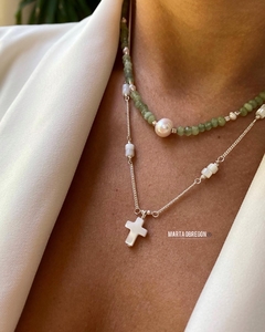Collar cruz - MARTA OBREGON JOYAS
