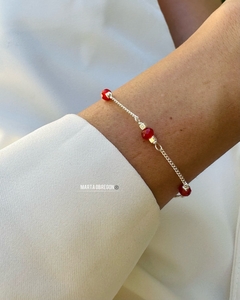 Pulsera Victoria colorada