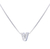 Collar letra mini cubic