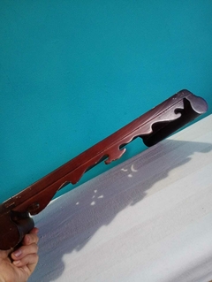 Antiga e linda tábua para chá / bandeja em madeira japonesa - Achados e Encantos