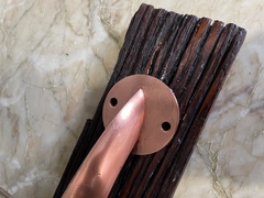 porta toalha com base em madeira nobre rustica na internet