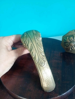 Antigo e lindo jogo de bica com registro em bronze maciço - Achados e Encantos