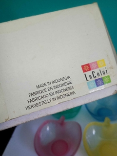 Conjunto de tigela / saladeira e bowls em vidro Satine em forma de maçã - Indonésia na internet