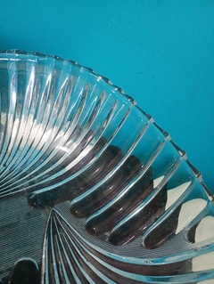 Antiga e rara fruteira / centro de mesa em vidro - loja online