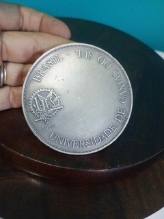 1967 - Medalha Universidade de Caxias do Sul - Brasil - Bronze / banho de prata - loja online