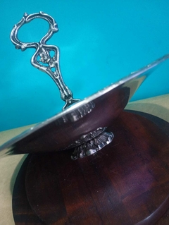 Antigo centro de mesa / fruteira banho de prata