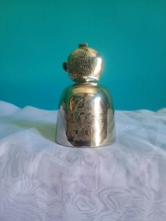 Antiga Sineta/sino de Mão em Formato de Peixe Prata - comprar online