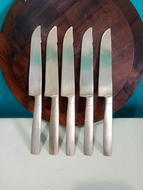 Jogo com 5 facas em bronze - comprar online