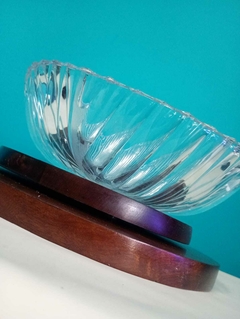 Antiga e rara fruteira / centro de mesa em vidro - Achados e Encantos