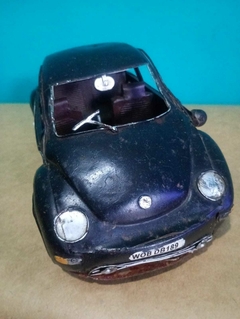 Imagem do Antiga miniatura Fusca da polícia americana