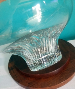 Antiga Fruteira / Centro de Mesa em Cristal e Translúcida - loja online