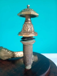 Antigo e lindo jogo de bica com registro em bronze maciço - comprar online