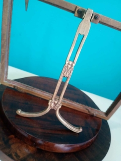 Antigo Porta Retrato Retangular em Bronze - loja online