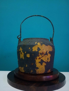 Antigo caldeirão de ferro - loja online