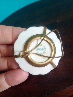 Antigo e delicado prato miniatura decorativo em porcelana - Limoges Made in France na internet