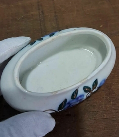 Antigo e Delicado Porta Joias em Porcelana Pintado a Mão - comprar online