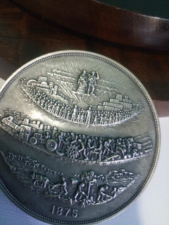 1967 - Medalha Universidade de Caxias do Sul - Brasil - Bronze / banho de prata - Achados e Encantos