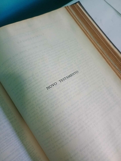 Antiga Bíblia Sagrada - Stampley Preta e dourada - Achados e Encantos