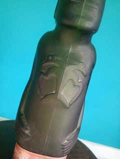 Garrafa de Vidro Pisco Reservado em forma de Moai - Achados e Encantos