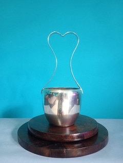 Antigo balde de gelo prata Wolff - comprar online