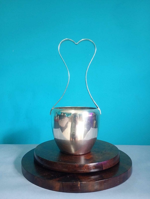 Antigo balde de gelo prata Wolff - comprar online