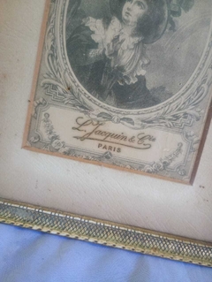 Antiga e linda gravura francesa moldurada Francesa sec XIX - L.Jacquin & cie - comprar online