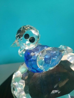 Belíssimo pássaro em cristal azul - comprar online