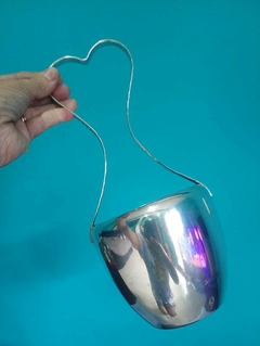 Antigo balde de gelo prata Wolff - loja online