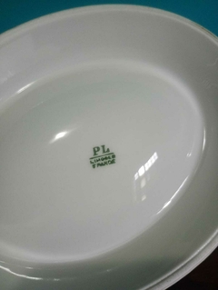 Antiga e delicada sopeira branca em porcelana branca Limoges - França - loja online