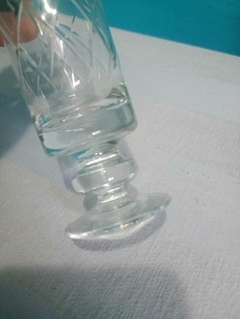 Jogo de taças / flutê em cristal lapidado 6 unidades - loja online