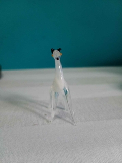 Cachorro da raça Galgo em vidro estilo murano na internet