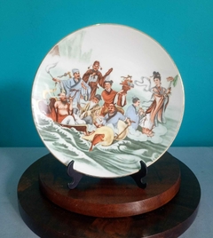 Prato antigo decorativo em porcelana chinês - comprar online