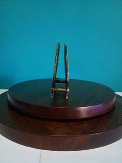 Antigo porta guardanapo em bronze temático - Jerusalém na internet