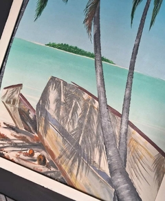 Imagem do Imponente Tela s/ Oléo 1,50m "águas da Praia de Carneiros"