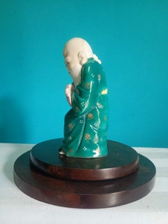 Arte Oriental - Antigo sábio chinês em porcelana - loja online