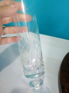 Imagem do Jogo de taças / flutê em cristal lapidado 6 unidades