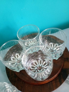 Jogo com 6 copos para whisky em vidro