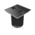lixeira para embutir com puxador quadrado - 3 litros - inox - 20 cm - xteel