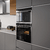 forno micro-ondas combinado maris fma 45 mw xs - 40l - vidro preto e inox - 60cm - 220v - franke - comprar online